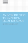 Image for An introduction to empirical legal research