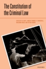 Image for The constitution of the criminal law