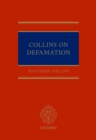 Image for Collins on Defamation