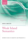 Image for Weak island semantics