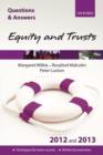 Image for Q &amp; A Revision Guide: Equity and Trusts 2012 and 2013