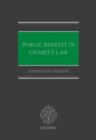Image for Public benefit in charity law: principles and practice