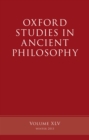 Image for Oxford Studies in Ancient Philosophy, Volume 45