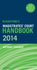 Image for Blackstone&#39;s magistrates&#39; court handbook 2014