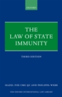 Image for The law of state immunity.