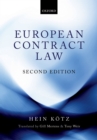 Image for European Contract Law