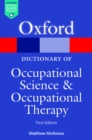 Image for Dictionary of Occupational Science and Occupational Therapy