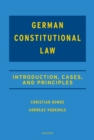 Image for German Constitutional Law: Introduction, Cases, and Principles