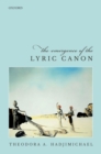 Image for Emergence of the Lyric Canon