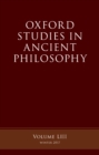 Image for Oxford Studies in Ancient Philosophy, Volume 53 : Volume 53