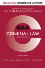 Image for Criminal law: law revision and study guide