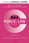 Image for Concentrate Questions and Answers Public Law: Law Q&amp;A Revision and Study Guide