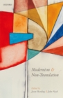Image for Modernism and Non-Translation