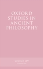 Image for Oxford Studies in Ancient Philosophy, Volume 54