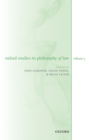 Image for Oxford studies in philosophy of law. : Volume 3