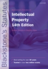 Image for Blackstone&#39;s statutes on intellectual property
