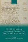 Image for Greek Epigram from the Hellenistic to the Early Byzantine Era