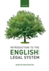 Image for Introduction to the English legal system, 2019-2020