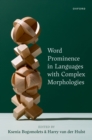 Image for Word Prominence in Languages With Complex Morphologies