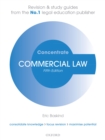 Image for Commercial Law Concentrate: Law Revision and Study Guide
