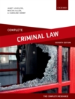 Image for Complete criminal law: text, cases, and materials.
