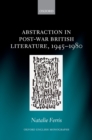 Image for Abstraction in Post-War British Literature 1945-1980