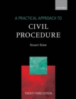 Image for PRACTICAL APPROACH TO CIVIL PROCEDURE