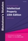 Image for Blackstone&#39;s Statutes on Intellectual Property