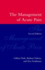 Image for The management of acute pain
