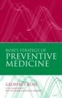Image for Rose&#39;s strategy of preventive medicine