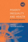 Image for Poverty, Inequality and Health