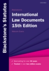 Image for Blackstone&#39;s International Law Documents