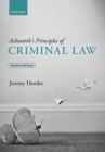 Image for Ashworth&#39;s principles of criminal law.