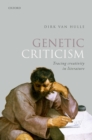 Image for Genetic Criticism: Tracing Creativity in Literature