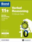 Image for Verbal reasoning9-10 years,: 10 minute tests