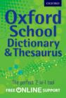 Image for Oxford school dictionary &amp; thesaurus.