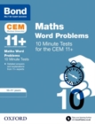 Image for Bond 11+: CEM Maths Word Problems 10 Minute Tests: Ready for the 2024 exam