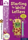 Image for Progress with Oxford: Starting to Write Letters Age 4-5
