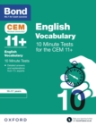 Image for Bond 11+: CEM Vocabulary 10 Minute Tests: 10-11 Years