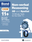 Image for Bond 11+: CEM 3D Non-Verbal Reasoning 10 Minute Tests: 10-11 Years