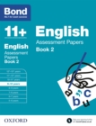 Image for Bond 11+: Bond 11+ English Assessment Papers 9-10 Book 2