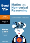 Image for Bond 11+: Bond 11+ CEM Maths &amp; Non-verbal Reasoning Assessment Practice 9-10 Years
