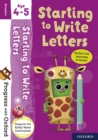 Image for Progress With Oxford: Starting to Write Letters Age 4-5