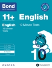 Image for Bond 11+: Bond 11+ English 10 Minute Tests with Answer Support 8-9 years