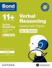 Image for Bond 11+: Bond 11+ Verbal Reasoning Up to Speed Assessment Papers with Answer Support 9-10 Years