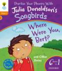 Image for Oxford Reading Tree Songbirds: Level 6: Where Were You Bert and Other Stories