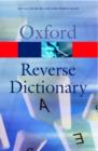 Image for The Oxford Reverse Dictionary