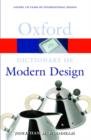 Image for A dictionary of modern design