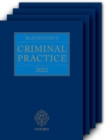 Image for Blackstone&#39;s Criminal Practice 2022: Book and All Supplements