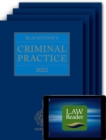 Image for Blackstone&#39;s Criminal Practice 2022: Book, All Supplements, and Digital Pack